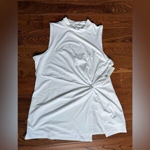 NWT SPANX Asymmetrical Sleeveless Top - L
